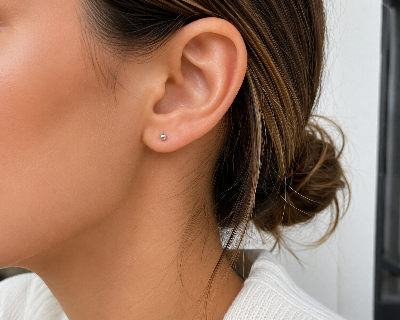 2mm Surgical Steel Ball Stud Earrings